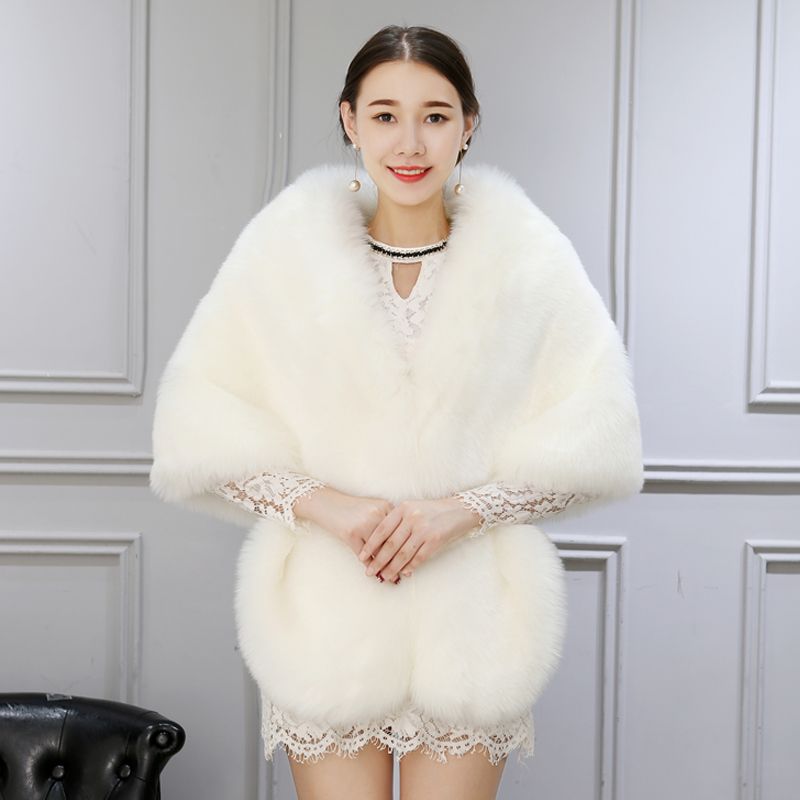 plus size fur wraps for weddings