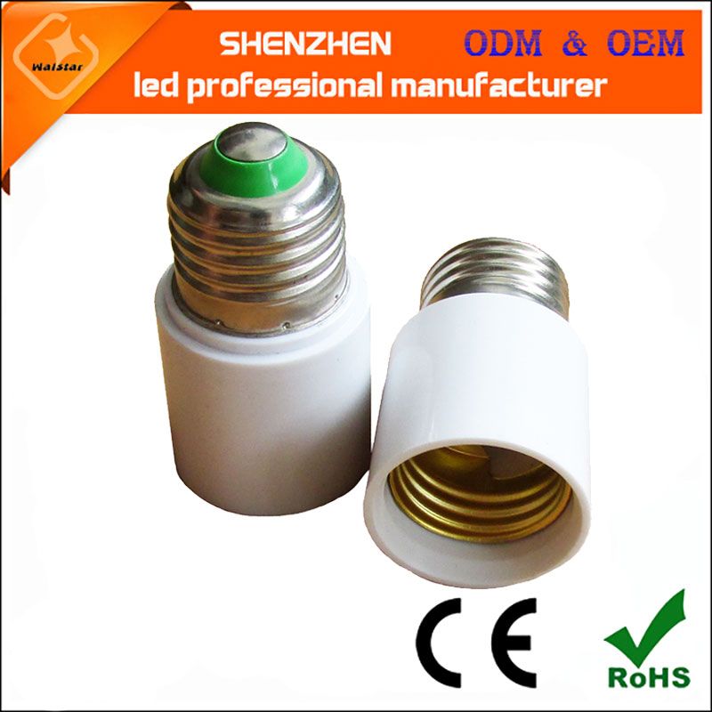 Extension Socket E27 To Lamp Holder Base Bulb Extension Socket E27 To Lamp Holder Base Bulb Adapter Fireproof Material Halogen Edison Cree Led Light Converter From