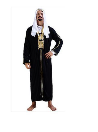 Halloween Adult Men Women Cosplay Clothes Couple Arab Prince Princess ...