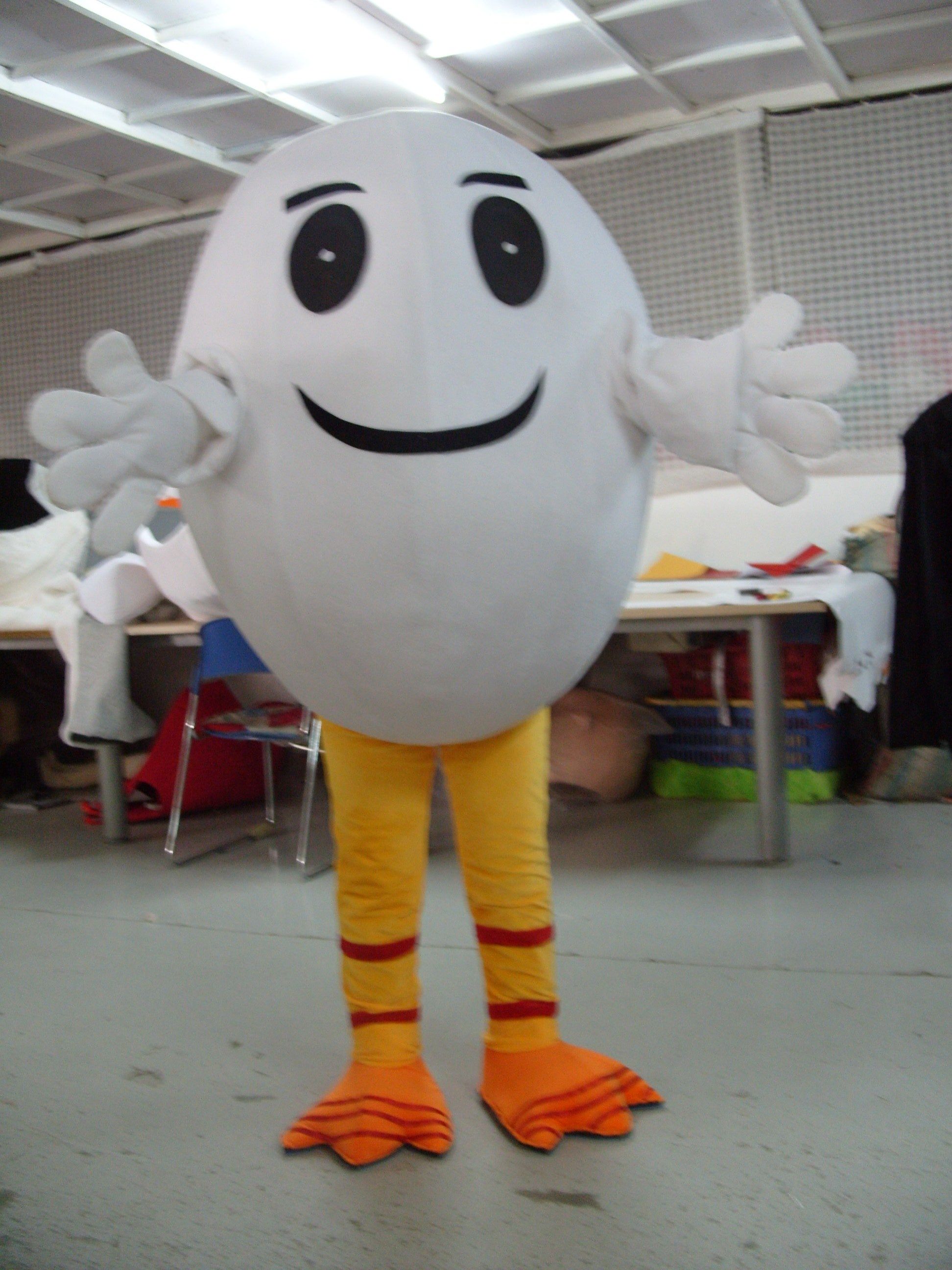 Custom Made Plush Egg Cartoon Mascot Costumes Fancy Dress For Party
