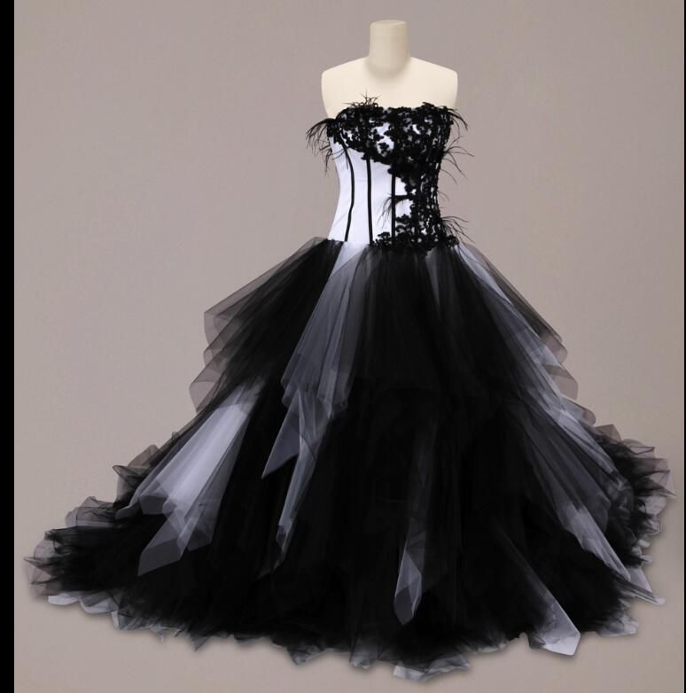 Black Wedding Dresses 2018 for Sale