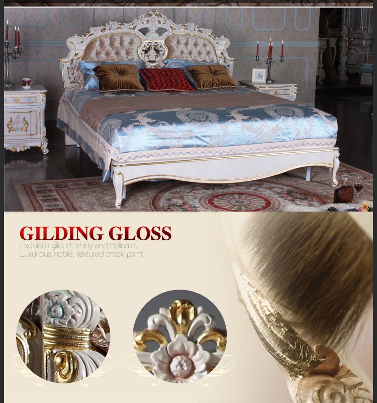 2020 Baroque Classic Bedroom Furniture French Royalty Bed ...