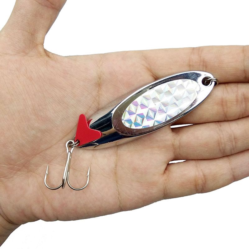 Adamant Fishing Spoon Lure Metal Jigging Lure Baits Carp Spinner Fishi L1K9 A6P4 