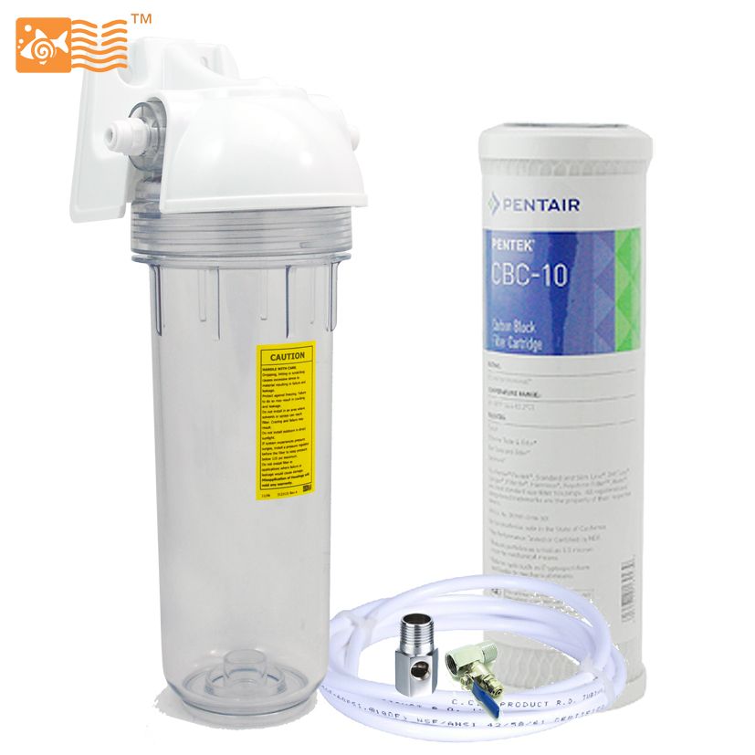 Coronflow Household Single Stage Undersink Water Filter System 0 5 Micron Activated Carbon Usf 01 14c