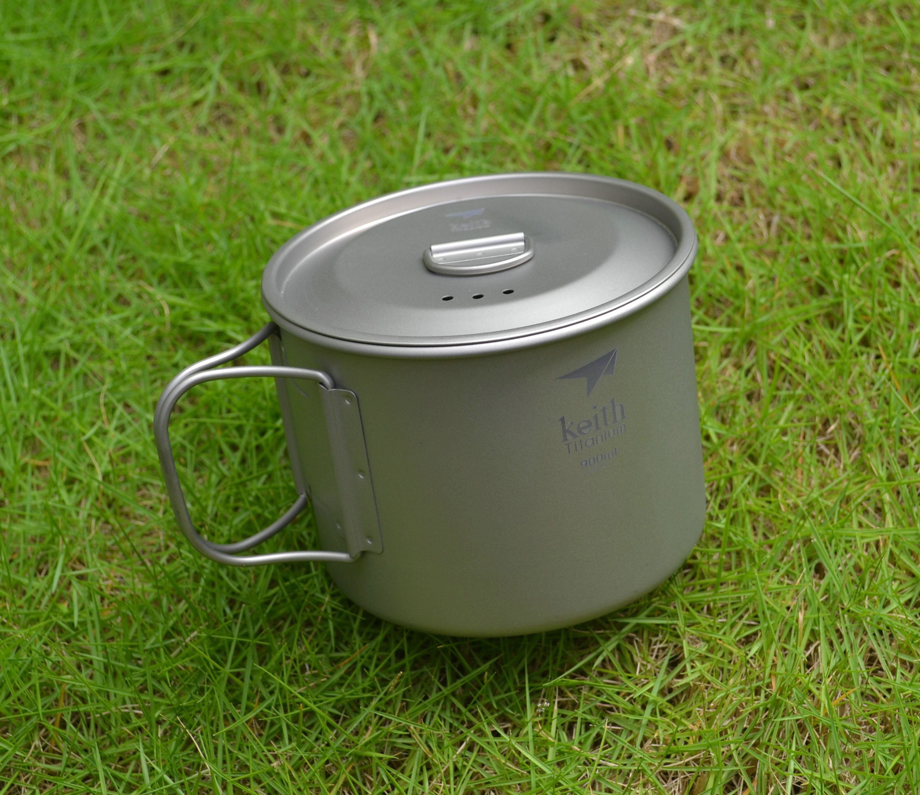Keith Ultralight Titanium Plate Outdoor Camping Travel Cooking Bowl Tableware