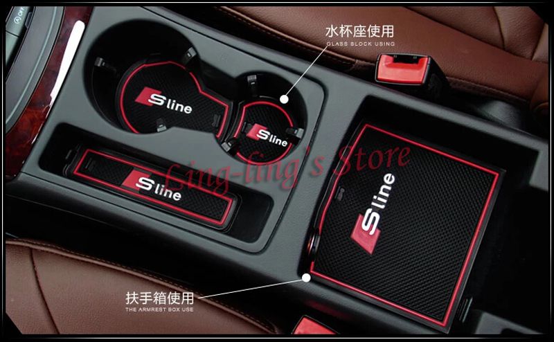 High Quality Gate Slot Pad Rubber Car Cup Mat Pad Non