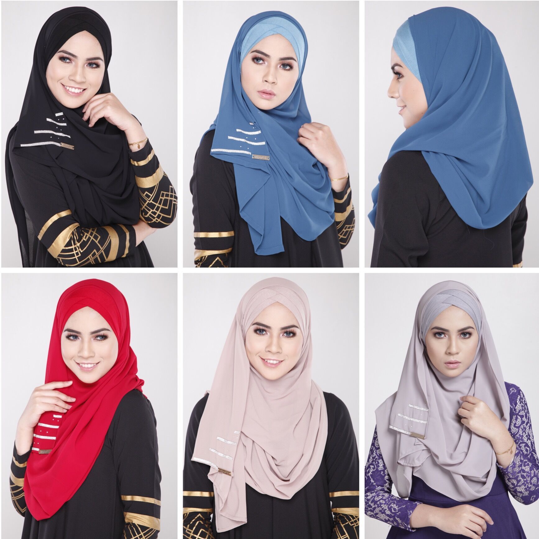Plain Muslim Fashion Hijab 2016 Brand Woman Rhinestone Hijab Women's