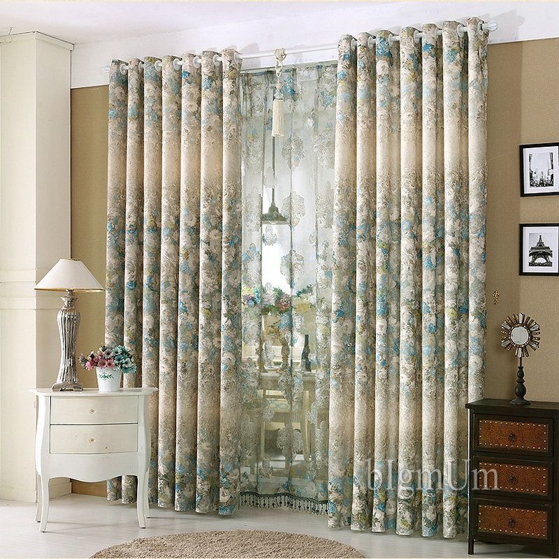 2018 New Styles Luxury Window Curtains For Living Room Bedroom 2018 New Styles Luxury Window Curtains For Living Room Bedroom Hotel Printed Jacquard Flowers Ds Blackout Treament From Bigmum