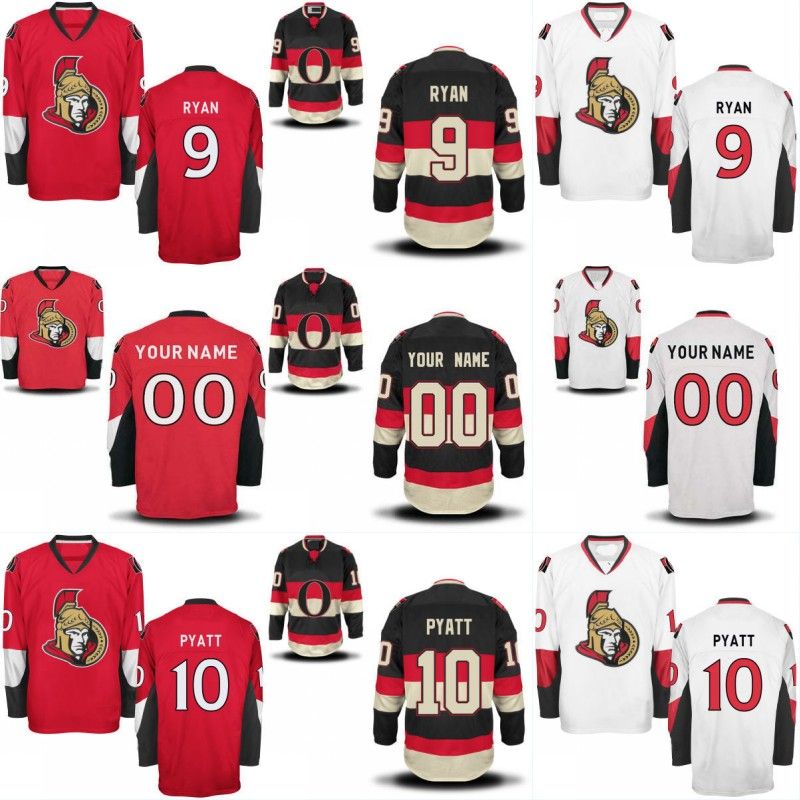 2019 Mens Ottawa Senators Custom Jerseys 19 Derick Brassard 21 Logan