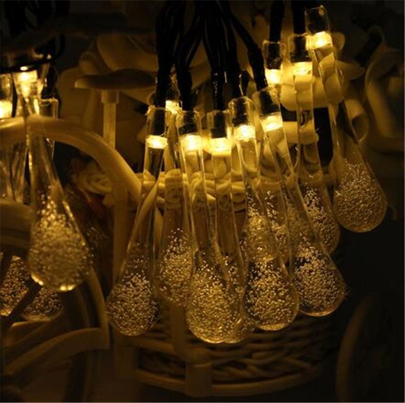 480cm Solar Powered 20 Led String Light Icicle Lights Raindrop 480cm Solar Powered 20 Led String Light Icicle Lights Raindrop Fairy For Outdoor Lighting Decoration Chinese Lantern