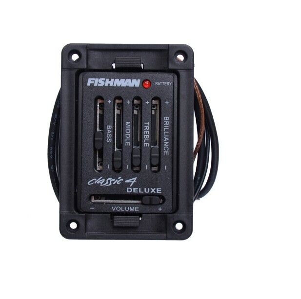 Fishman Guitar Pickups Classic 4 Deluxe Acoustic Guitar Preamp Pickups