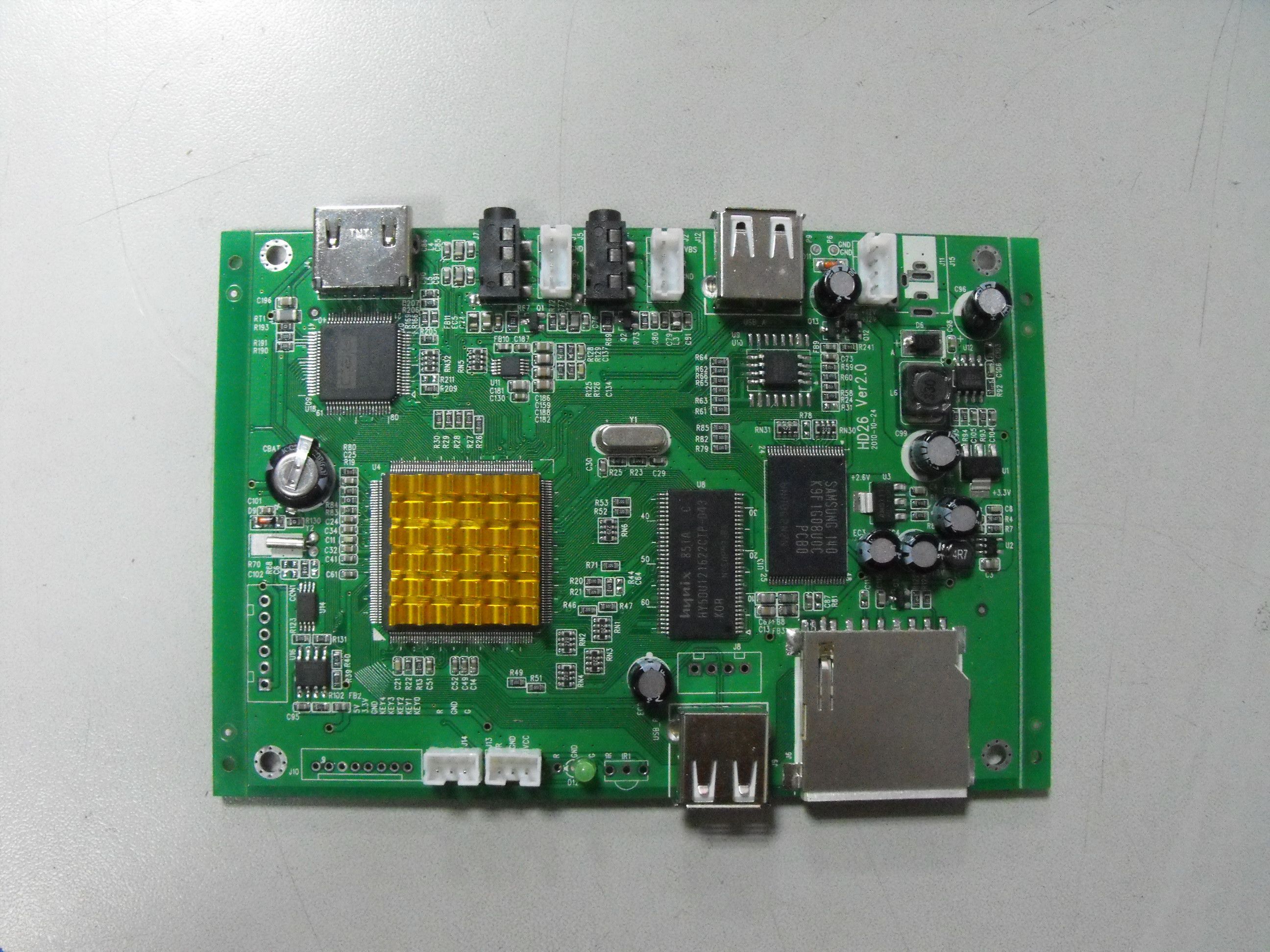 Hd Media Board Advertising Player Board HDMI PCBA Android Board With