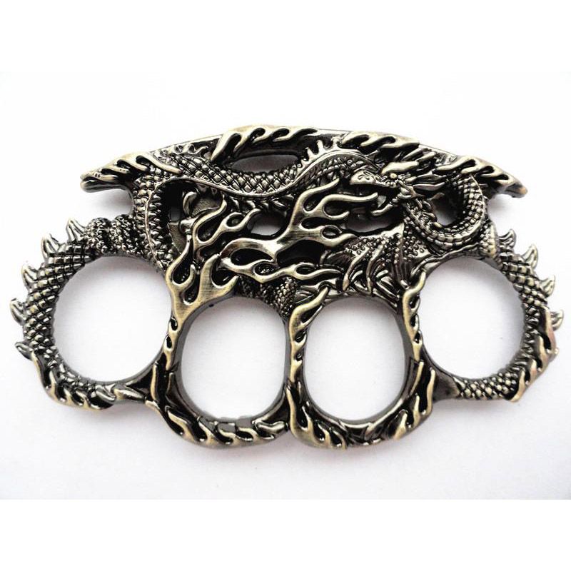 2020 NEW Chinese Dragon STEEL BRASS KNUCKLES KNUCKLE DUSTER Alloy Self Defence Top Quality From