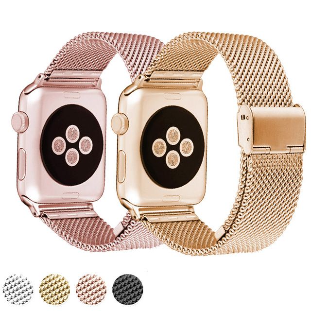Compra NOTO HOT SALE 38mm / 42mm Se Aplica A Apple Watch Correa De Metal  AWMLMCS, Embrague Magnético De Acero Inoxidable Apple Watch Milano Ring  Barato | Entrega Rápida Y Calidad | Es.Dhgate