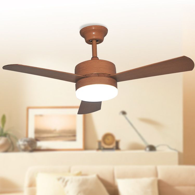 2018 European American Le Ceiling Fans Lights Led 42 Inches 107 Cm 2018 European American Le Ceiling Fans Lights Led 42 Inches 107 Cm Three Blade Abs Remote Control Indoor Fan Lighting 110v 240v From