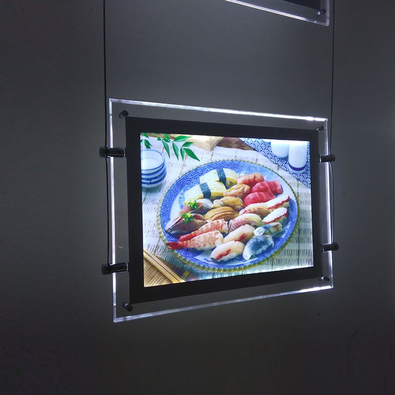 Whole Real Estate Agent Window Cable Wire Hanging Kits Acrylic Whole Real Estate Agent Window Cable Wire Hanging Kits Acrylic Frame Led Illuminated Display Signs Light Box A4 A3 Double Side