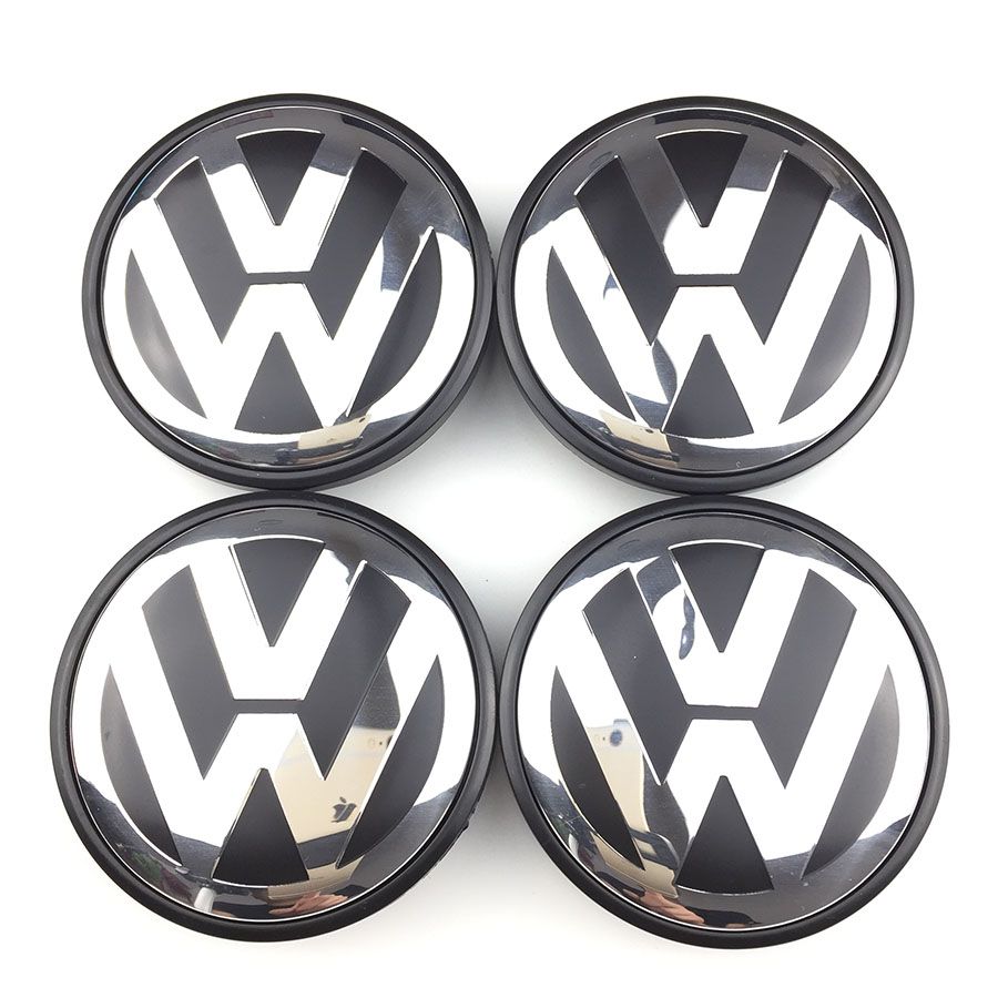 VW Genuine Wheel Center Cap Hubcap Logo For Golf Jetta Beetle 65Mm
