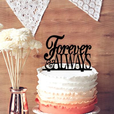 2018 engagement cake topper forever always wedding anniversary