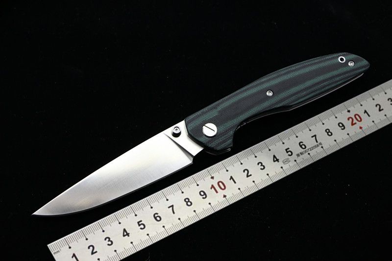 Shirogorov 110 AXIS Roller Bearing Folding Knife D2 Blade G10 Handle Outdoor Survival Camping