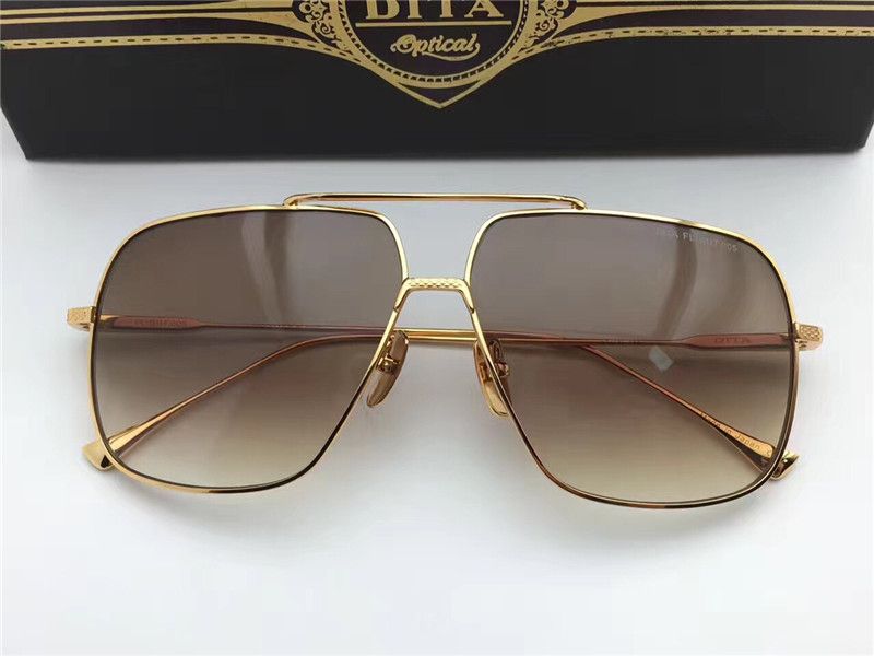 2017 Sunglasses Sunglasses Gold/brown Gradient Vintage Retro Style ...