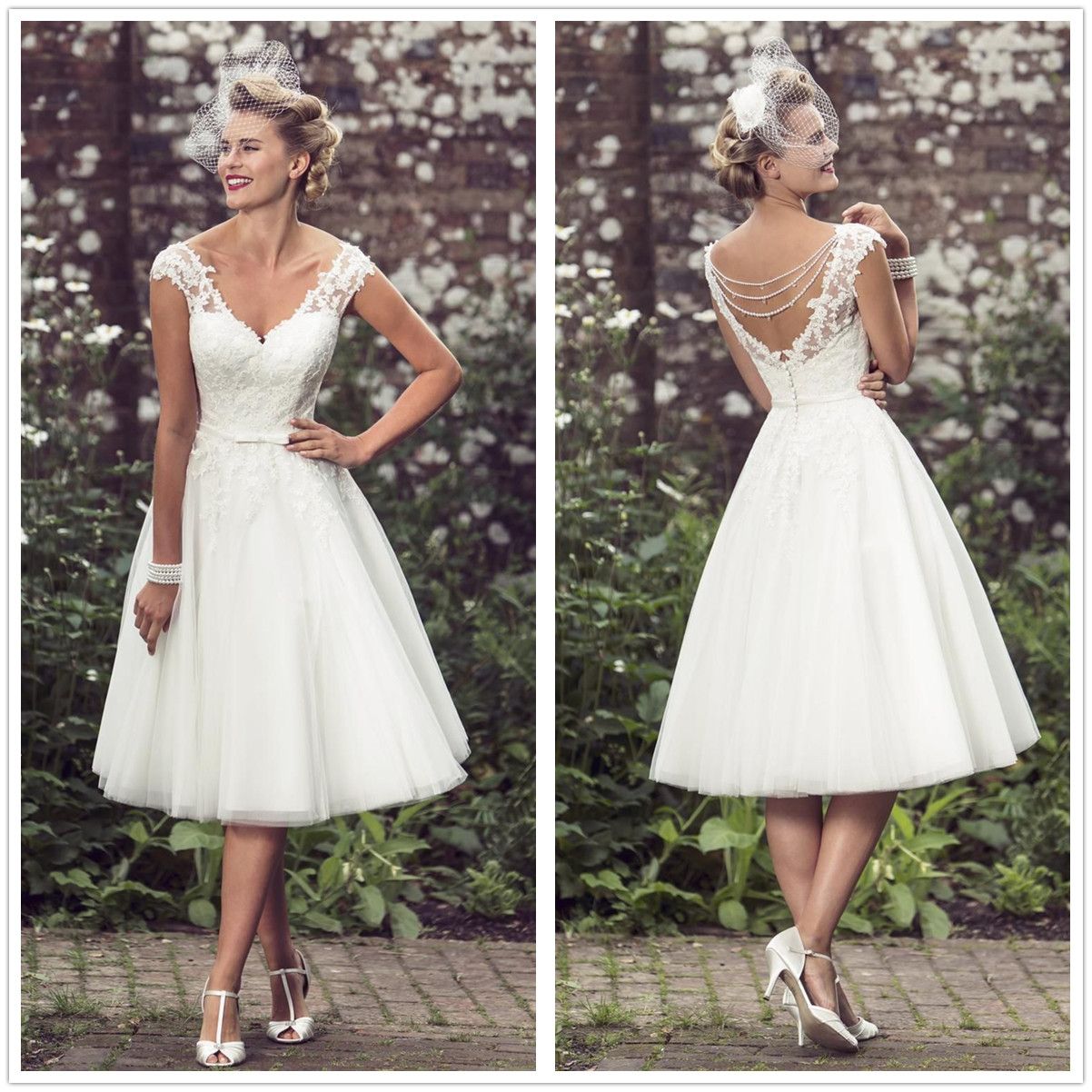 50s inspired wedding dress