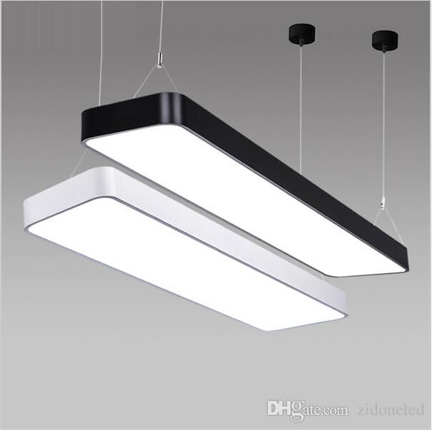 Super Bright Lx220 Study Office Modern Led Ceiling Pendant Lamp Super Bright Lx220 Study Office Modern Led Ceiling Pendant Lamp Rectangle Suspended Light Fixtures Home White Contemporary Lights