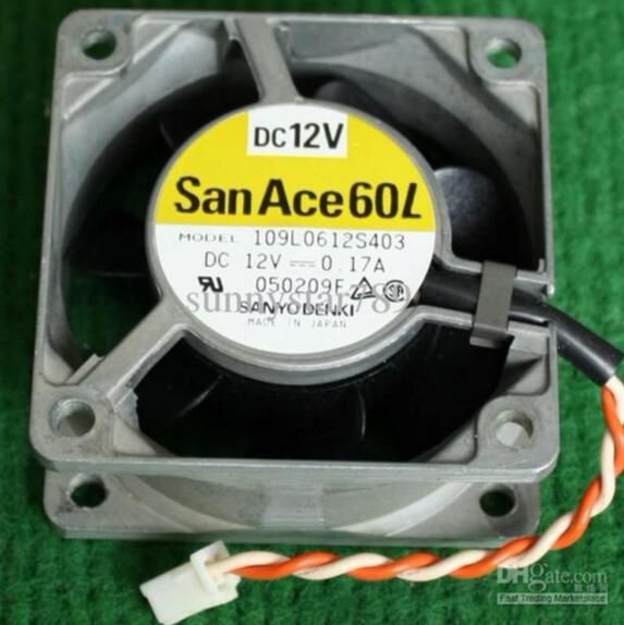 for Sanyo SANYO 109L0612S403 6025 12V 0.17A aluminum frame long life fan