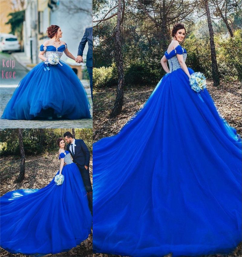 royal-blue-cinderella-ball-gown-wedding-dresses Royal Wedding Merchandise