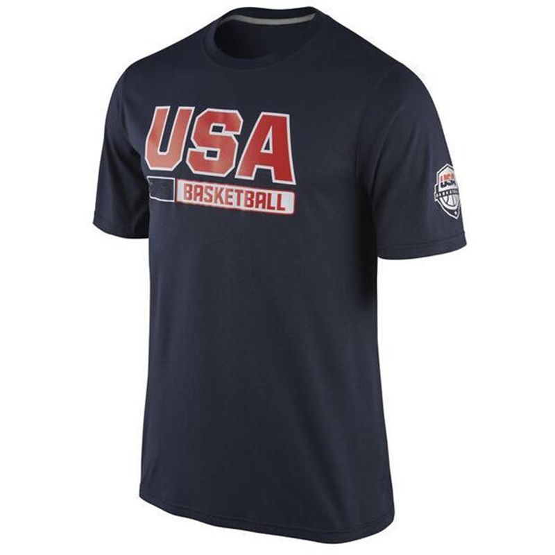 USA Basketball Men T Shirts Fashion Sport Short Sleeve Tee Clothes