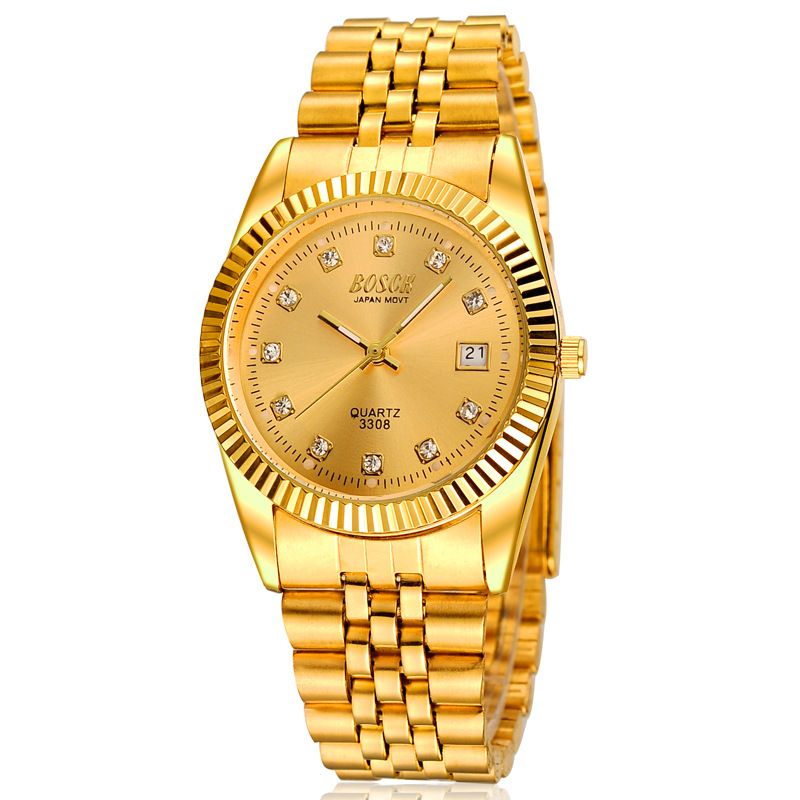 Grosshandel Bosck Bai Gedicht Gold Gold Uhren Mannliche Paar Frau Titan Plating Gold Uhr Geschenk Von Shizihan 12 58 Auf De Dhgate Com Dhgate