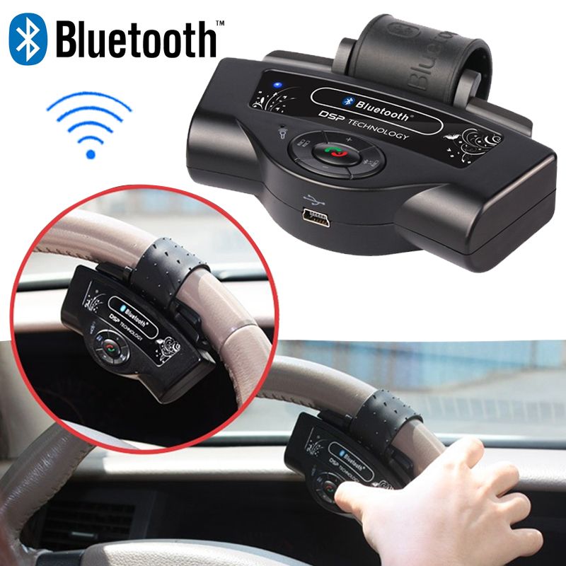 2019 BT 8109B Steering Wheel Bluetooth Car Kit Handsfree Built In