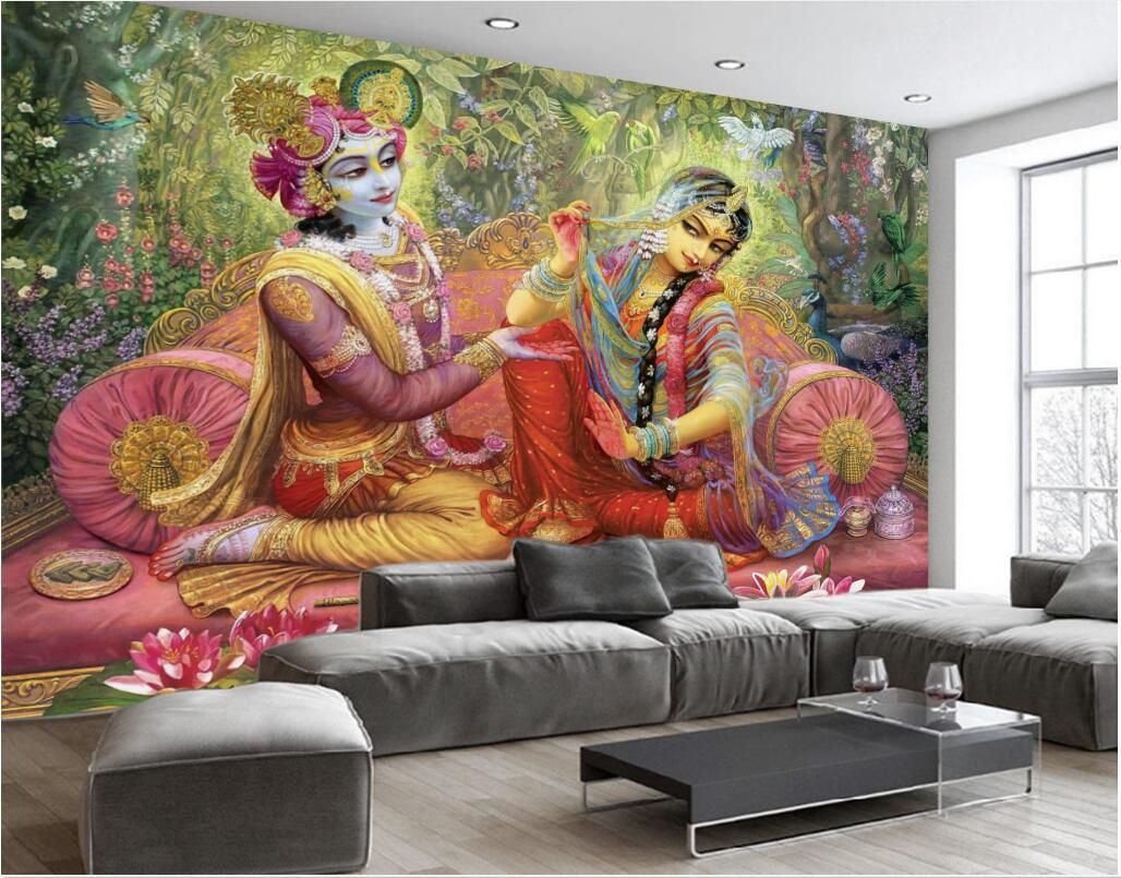 3d Room Wallpaer Custom Mural Photo Indian Beauty Chart Tv Background Wall Decoration Painting 3d Wall Murals Wallpaper For Walls 3 D Colour
