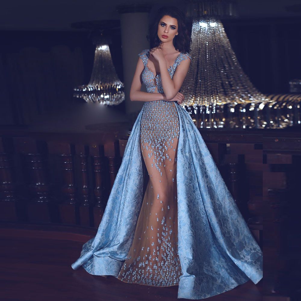 glamorous evening dress