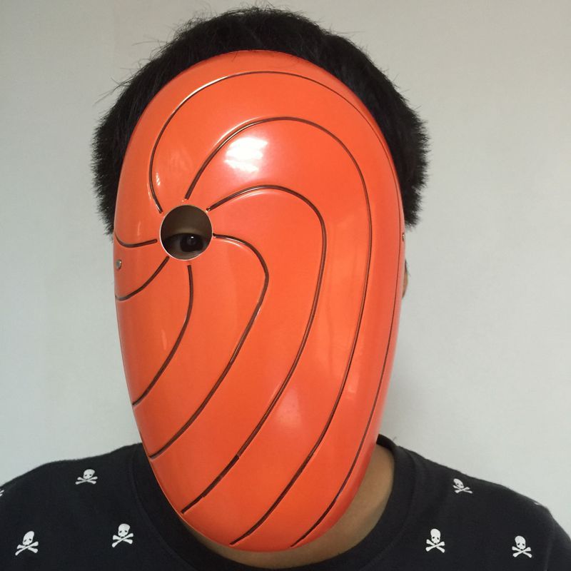 Compre Halloween Traje Cosplay Naruto Tobi Máscara Madara Anime Uchiha