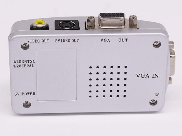 PC VGA to TV AV RCA Adapter Converter Video Switch Box