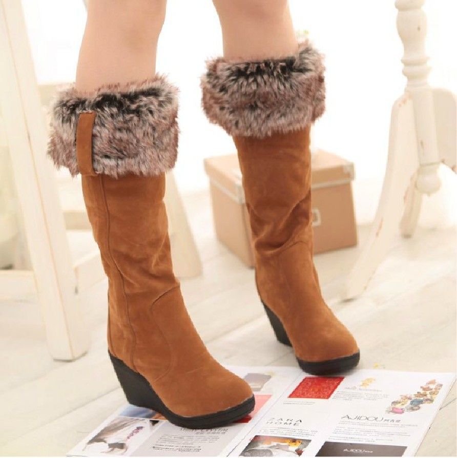 2016 New Fashion Snow Boots Women Winter Boots Wedges High Heels for Astounding Ladies Fashion Snow Boots you should See 2016 New Fashion Snow Boots Women Winter Boots Wedges High Heels for Astounding Ladies Fashion Snow Boots you should See
