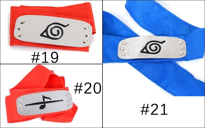 2020 PrettyBaby ANIME Naruto Headband Head Belt Leaf Village Konoha
