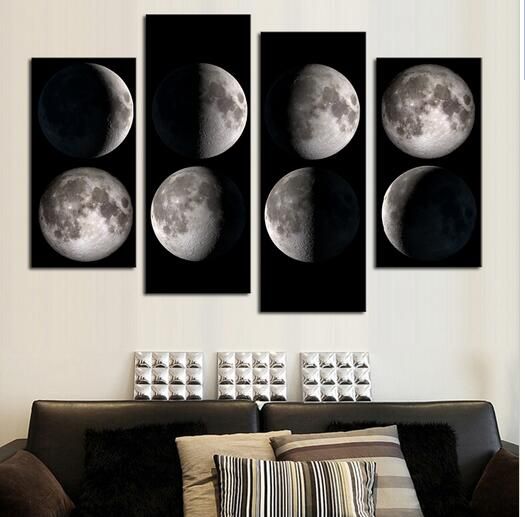 Moon Wall Art 2017 moon night landscape modern wall art painting sprary painted Moon Wall Art 2017 moon night landscape modern wall art painting sprary painted