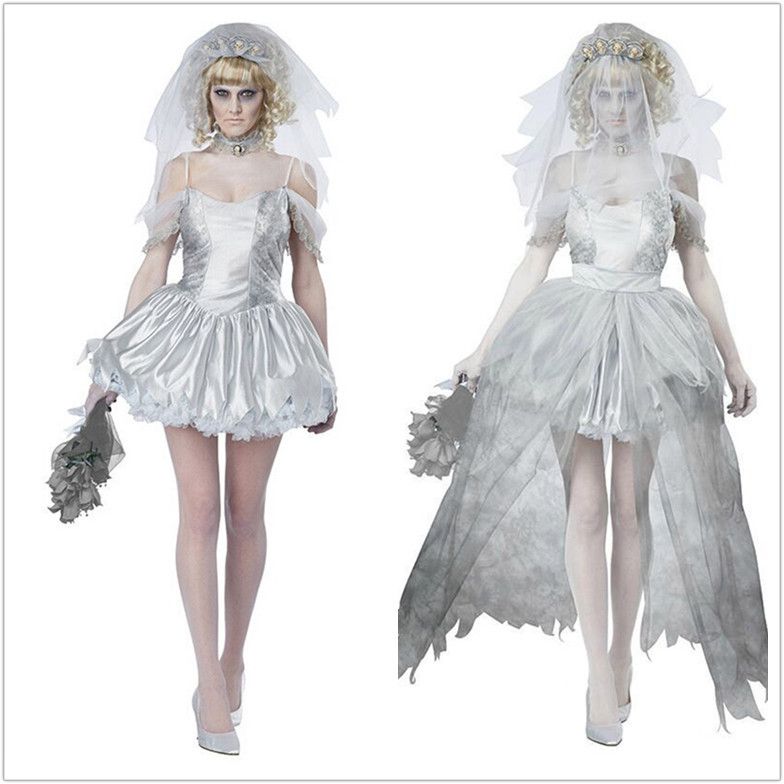 women vampire zombie dress decadent dark ghost bride styling sexy costumes halloween costumes cosplay for women girl lx3698 girl halloween costume halloween