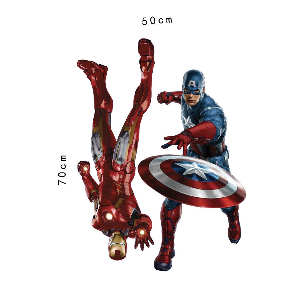 Captain America Wall Art marvel's the avengers iron man captain america wall sticker decals Captain America Wall Art marvel's the avengers iron man captain america wall sticker decals