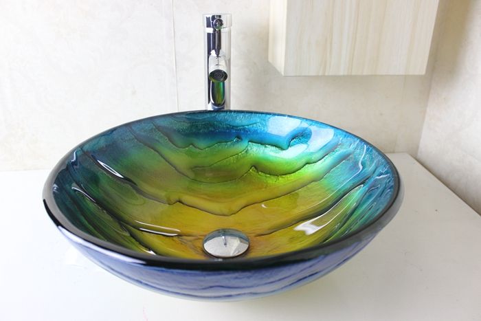 2018 Bathroom Wash Sink Basin Glass Bowl 2018 Bathroom Wash Sink Basin Glass Bowl Furniture N 706 From Yanruiwei 87 04 Dhgate Com