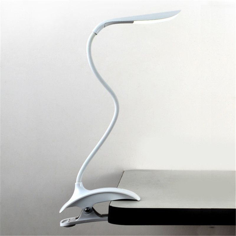 2019 Folding Desk Lamp Dimmable Led Lighting Bedside Reading Home Usb Flexible Light Silver Industrial From