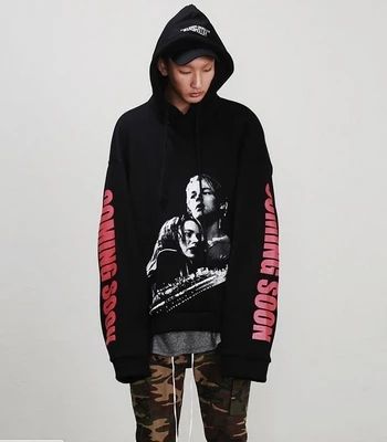 streetwear urban clothing hoodie titanic oversized sweatshirt hiphop brand hooded pullover loose thin 3d larger