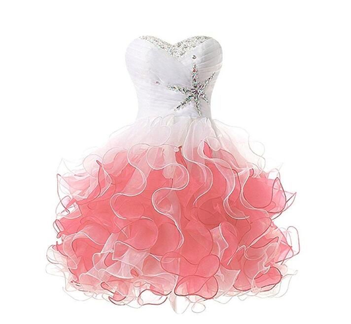 short flare prom dresses