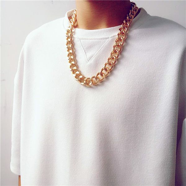 2019 Hip Hop Chunky Long Gold Chain For Men, Wholesale 20MM 18K Gold Plated Vintage Necklace ...