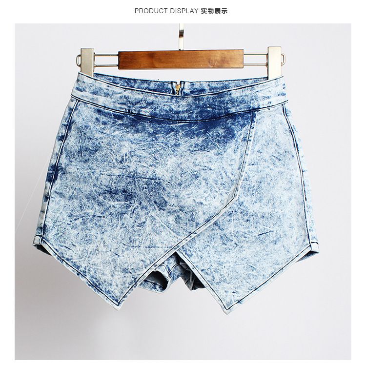 Acquistare New Sexy Denim Culotte Pantaloncini Donna Summer Mini Wrap Skirt  Slim Fit Beach Denim Shorts BSF0364 Economico | Consegna Veloce E Qualità |  It.Dhgate