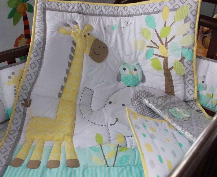 giraffe nursery bedding set
