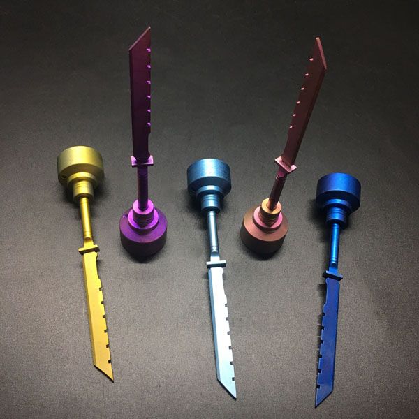 Titanium Nail Dab Cap With The Slide Hole For Glass Bong Oil Rig