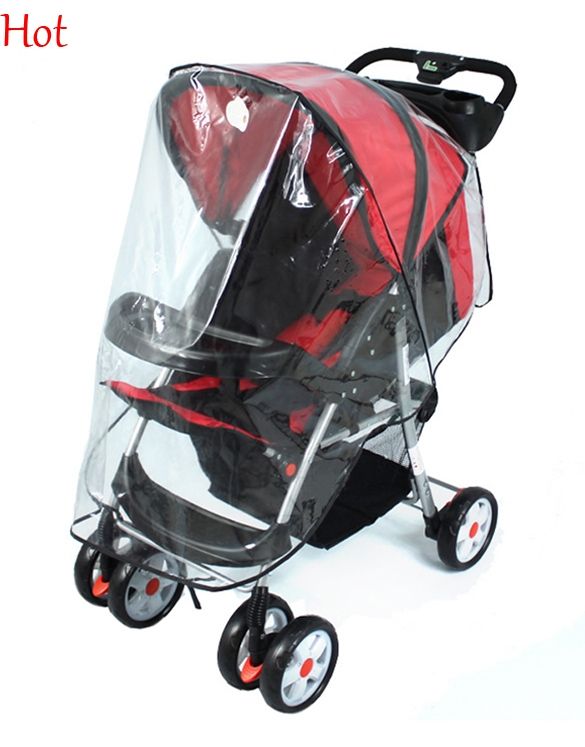 2019 Universal Strollers Rain Cover Pushchairs Baby Carriage Waterproof