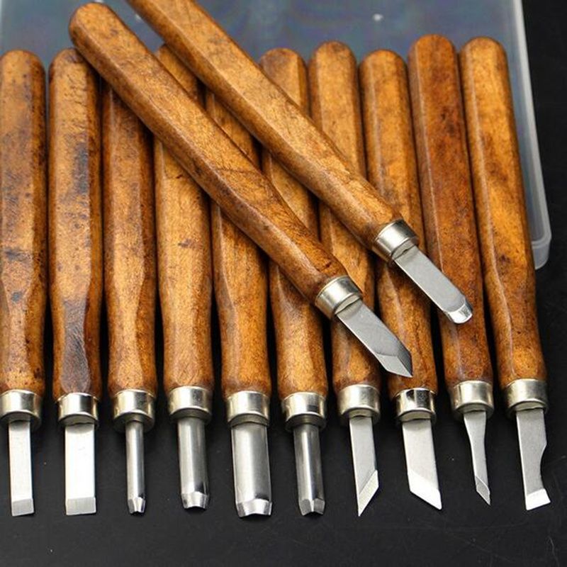 2020 New High Quality Wood Carving Set Wooden Handle Carving Knife